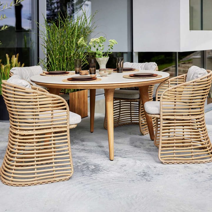 Silla Basket, Graphite Cane-line