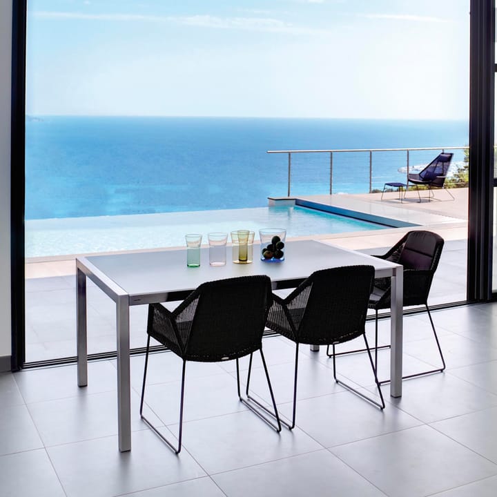 Silla con reposabrazos Breeze, White grey Cane-line