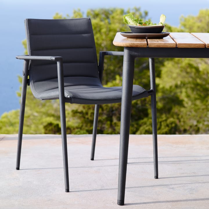 Silla con reposabrazos Core, AirTouch grey Cane-line