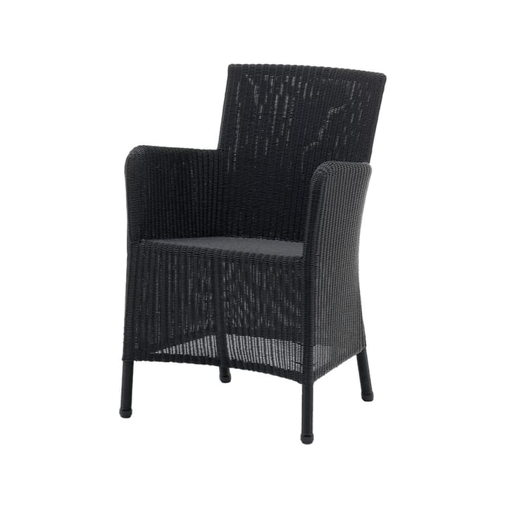 Silla con reposabrazos Hampsted weave - Black - Cane-line