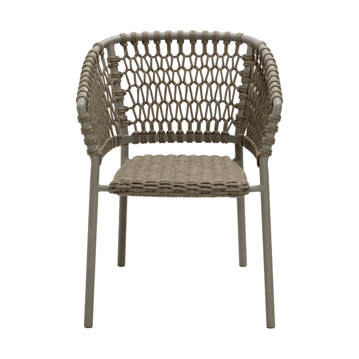 Silla con reposabrazos Ocean soft rope, Taupe Cane-line