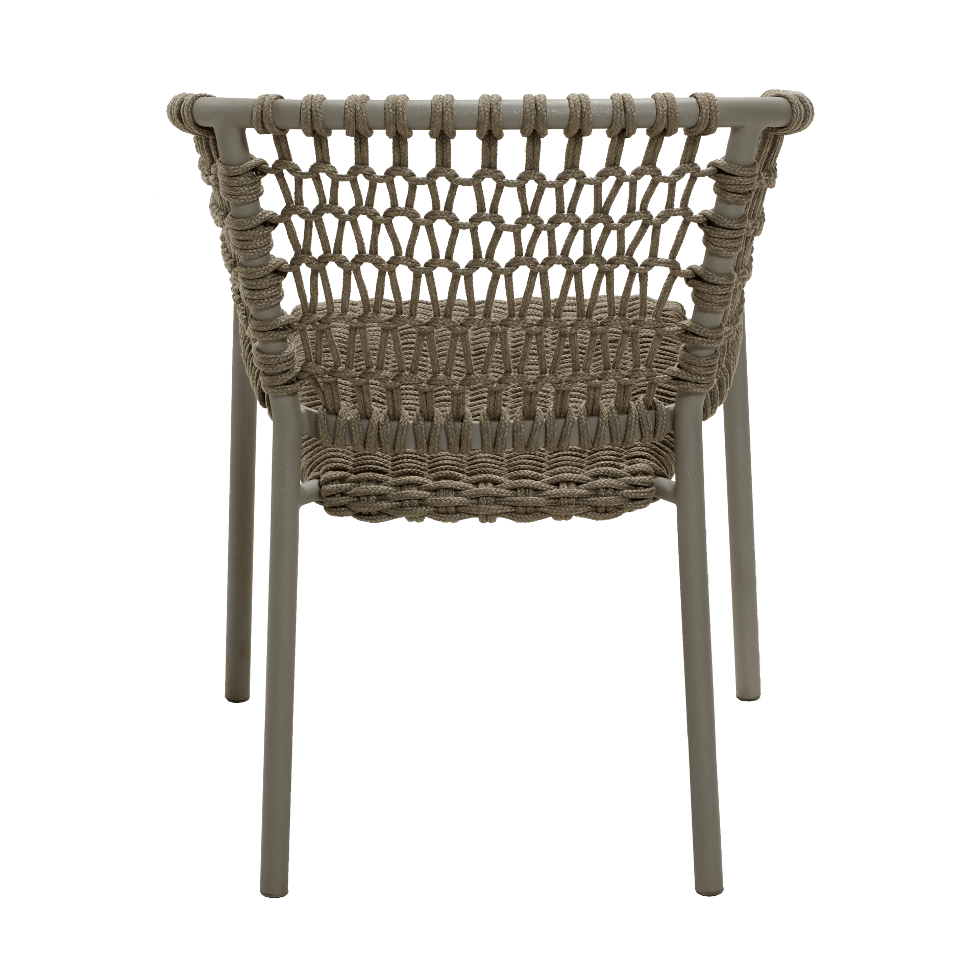 Silla con reposabrazos Ocean soft rope, Taupe Cane-line