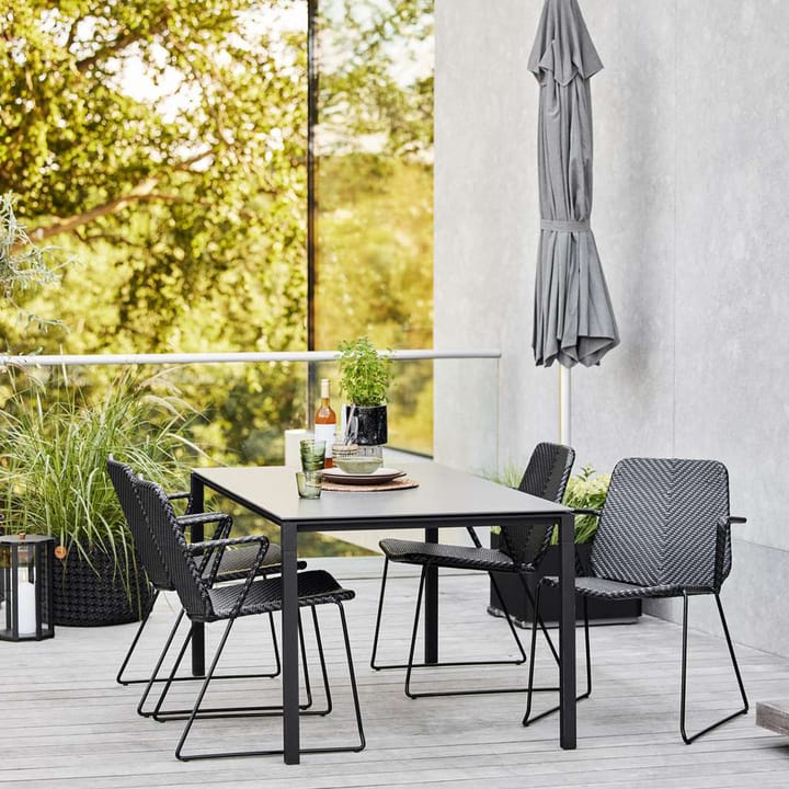 Silla con reposabrazos Vision, Black Cane-line