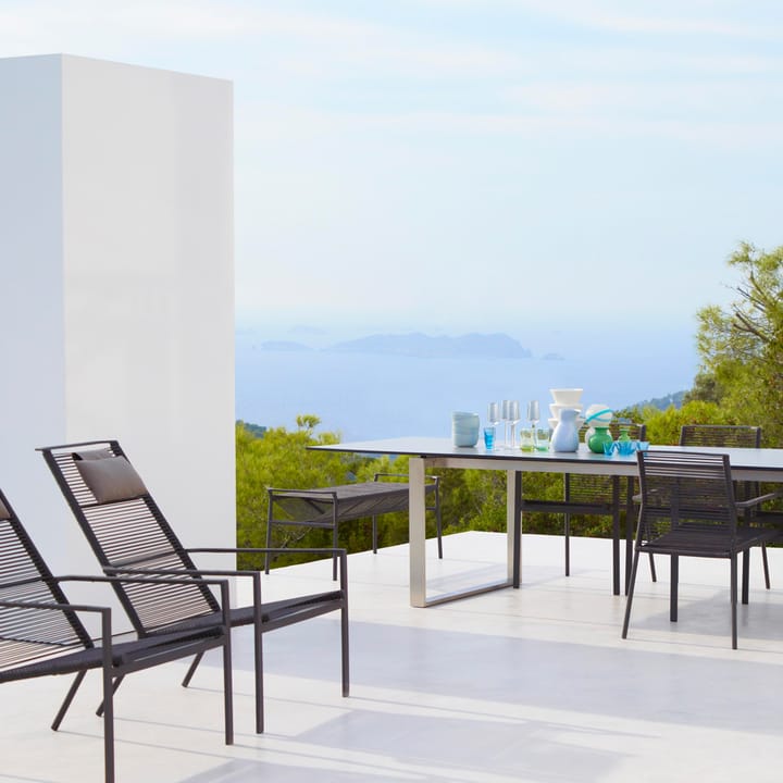 Silla de sol Edge, Anthracite Cane-line