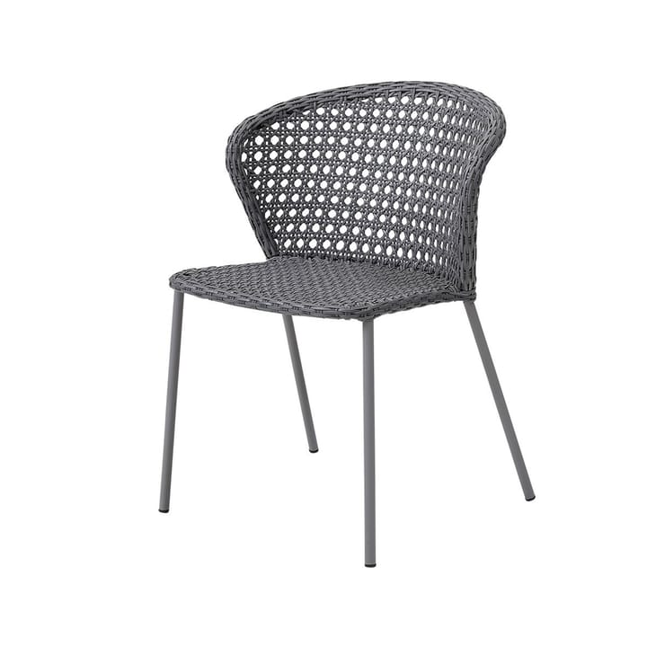 Silla Lean - Light grey, Cane-Line french weave - Cane-line