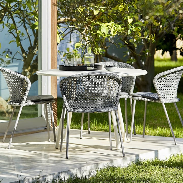 Silla Lean, Light grey, Cane-Line french weave Cane-line