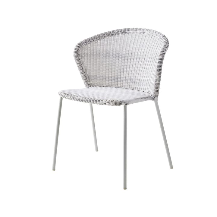 Silla Lean - White grey, Cane-Line weave - Cane-line