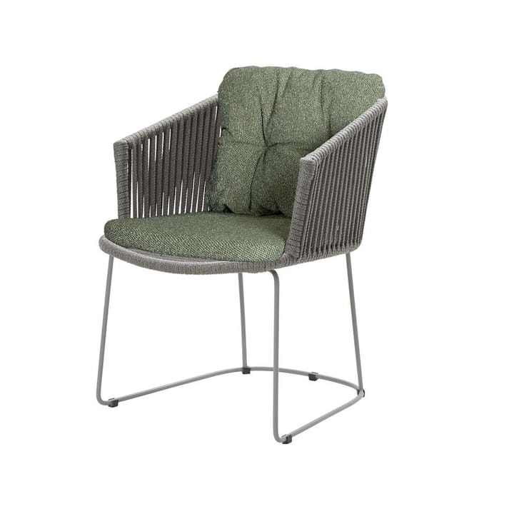 Silla Moments - Cane-Line Natté dark green-Cane-Line soft rope - Cane-line