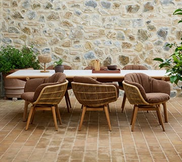 Silla Stay swivel - Natural (Weave) - Cane-line