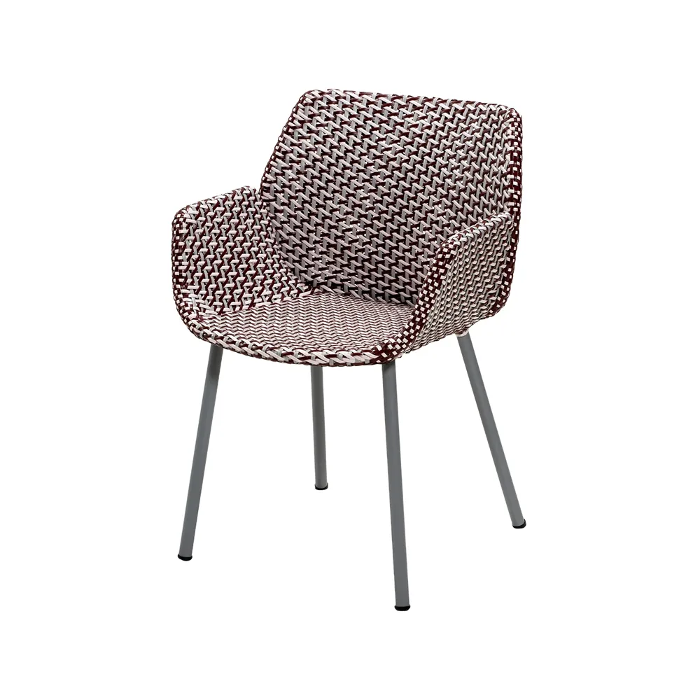 Silla Vibe, Light grey/bordeaux/dusty rose Cane-line