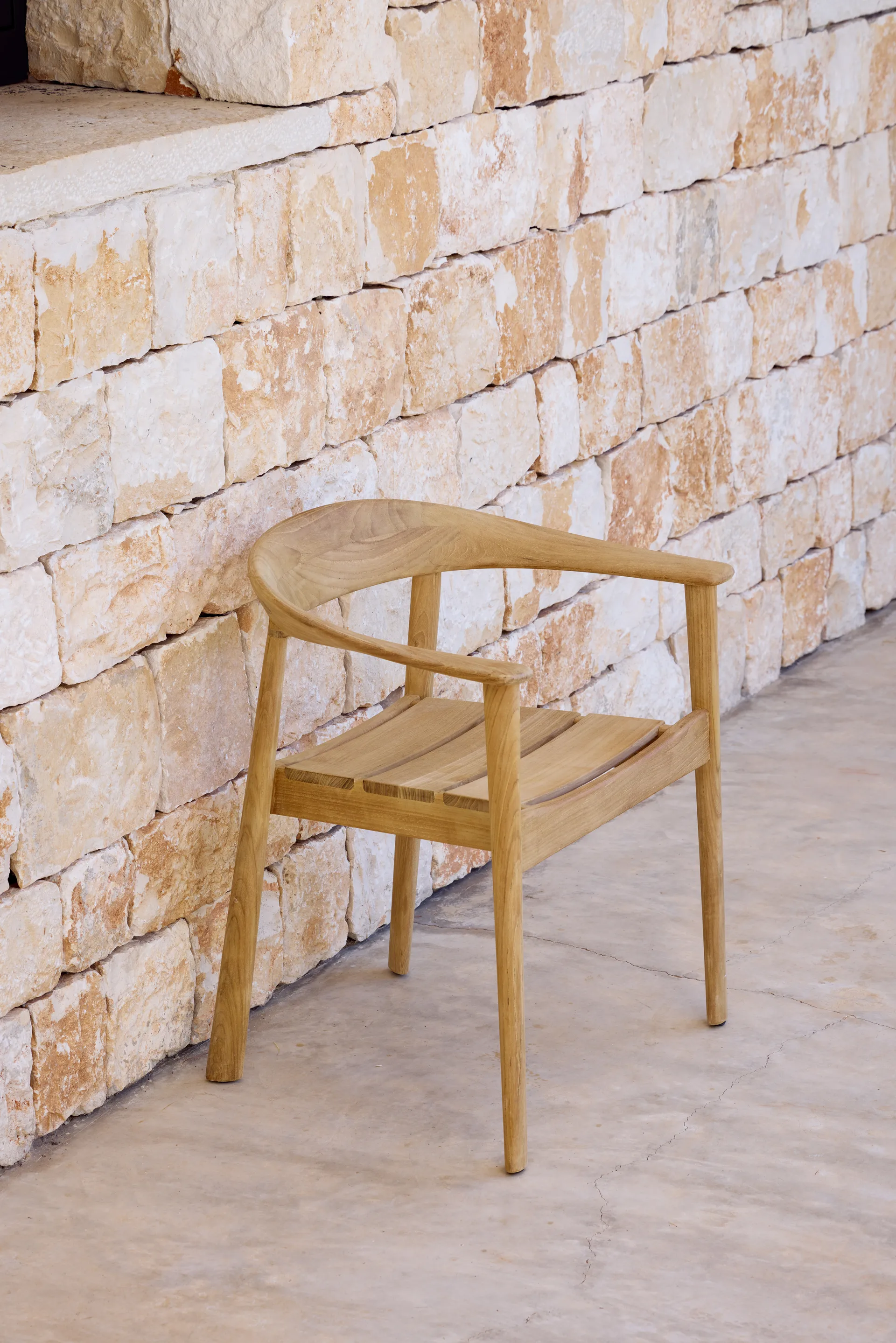 Sillón con reposabrazos Majestic , Teca Cane-line