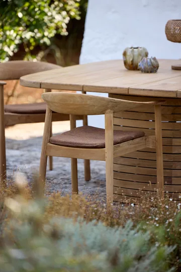 Sillón con reposabrazos Majestic  - Teca - Cane-line