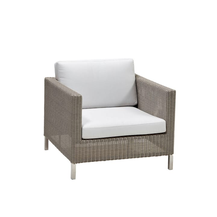 Sillón Connect weave - Taupe, dynset Cane-Line Natté white - Cane-line