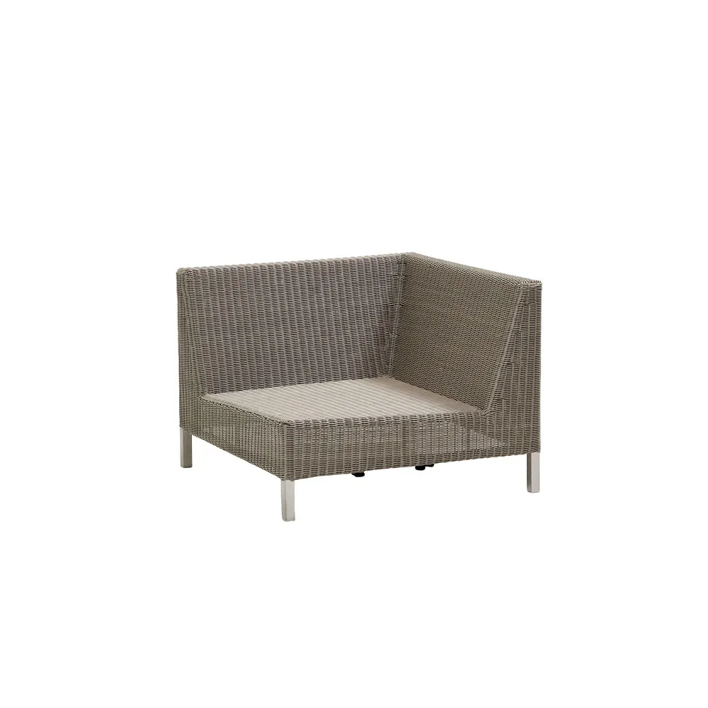 Sillón esquina Connect, Taupe Cane-line