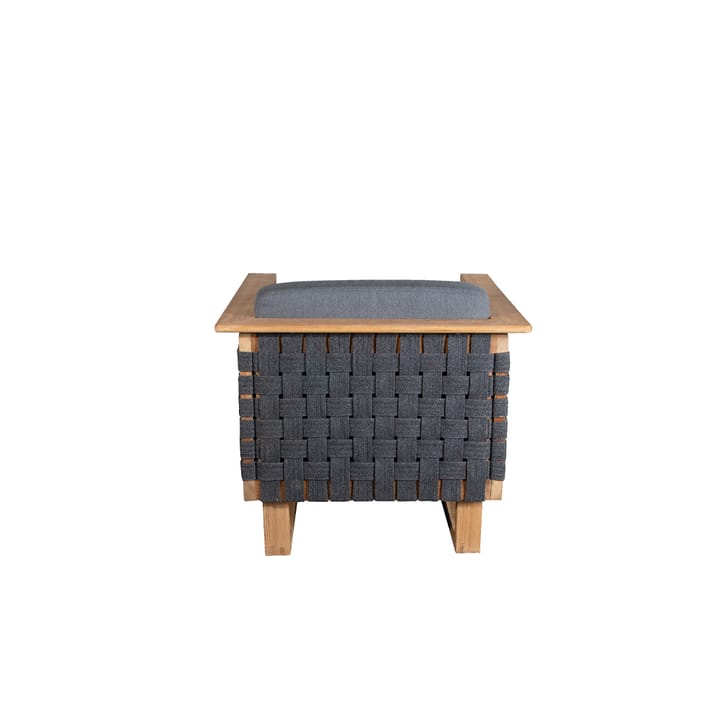 Sillón lounge Angle, Dark grey, teak Cane-line