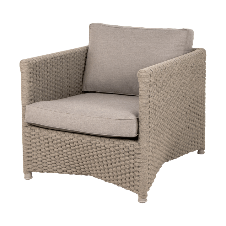 Sillón lounge Diamond soft rope - Cane-Line Natté taupe - Cane-line