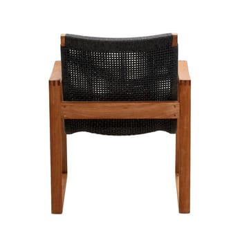 Sillón lounge Endless - Dark grey, teakstativ - Cane-line