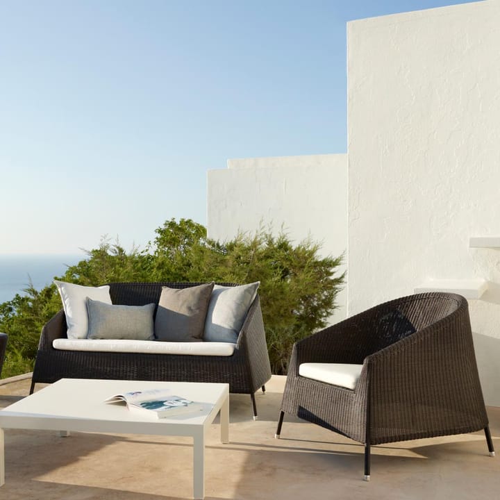 Sillón lounge Kingston, White grey Cane-line
