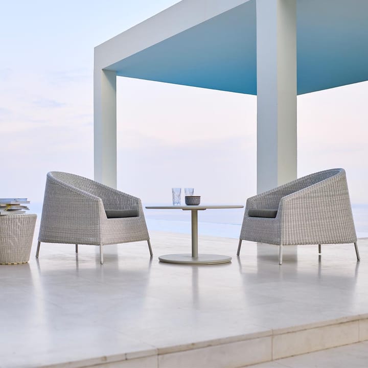 Sillón lounge Kingston, White grey Cane-line