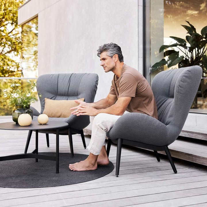 Sillón lounge Serene, Cane-Line airtouch grey Cane-line