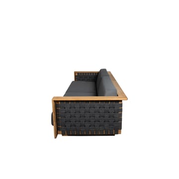 Sofá Angular de 3 plazas - Dark grey, teak - Cane-line