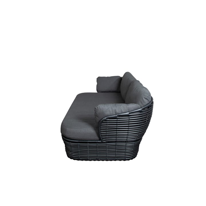 Sofá Basket de 2 plazas, Graphic grey, gris cojines Cane-line