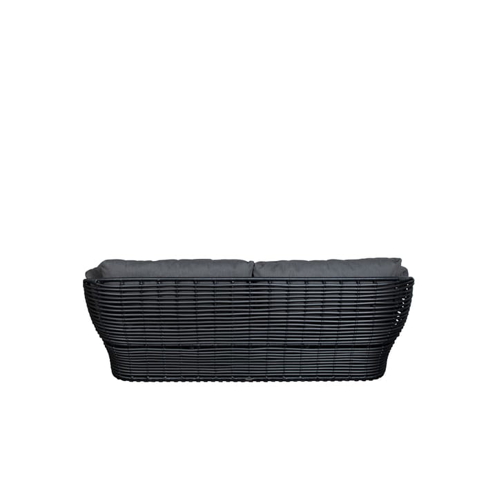 Sofá Basket de 2 plazas, Graphic grey, gris cojines Cane-line
