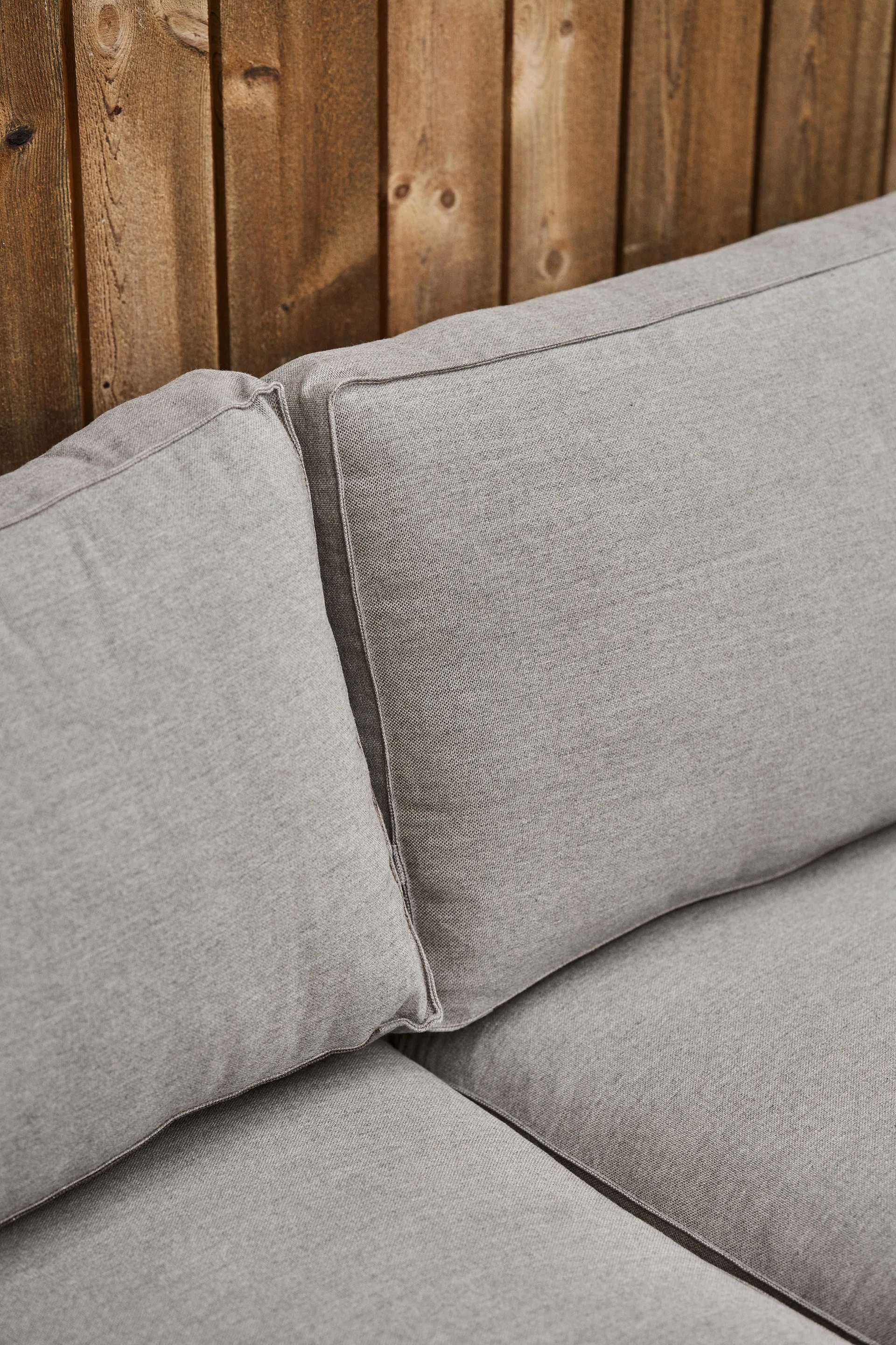 Sofá Diamond de 3 plazas soft rope, Cane-Line Natté taupe Cane-line