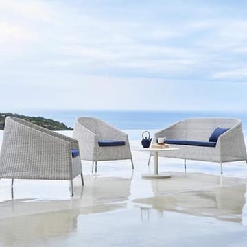 Sofá lounge Kingston de 2 plazas - White grey - Cane-line