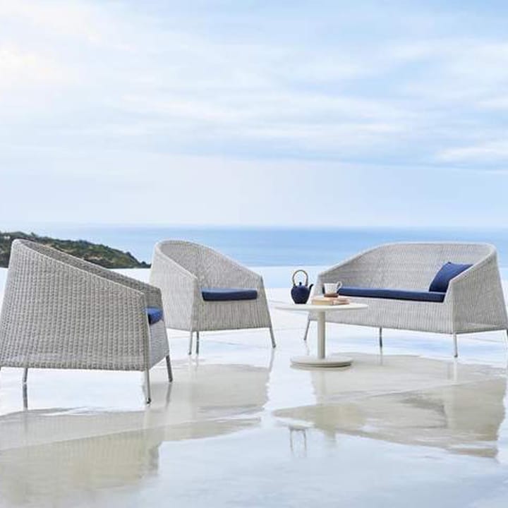 Sofá lounge Kingston de 2 plazas, White grey Cane-line