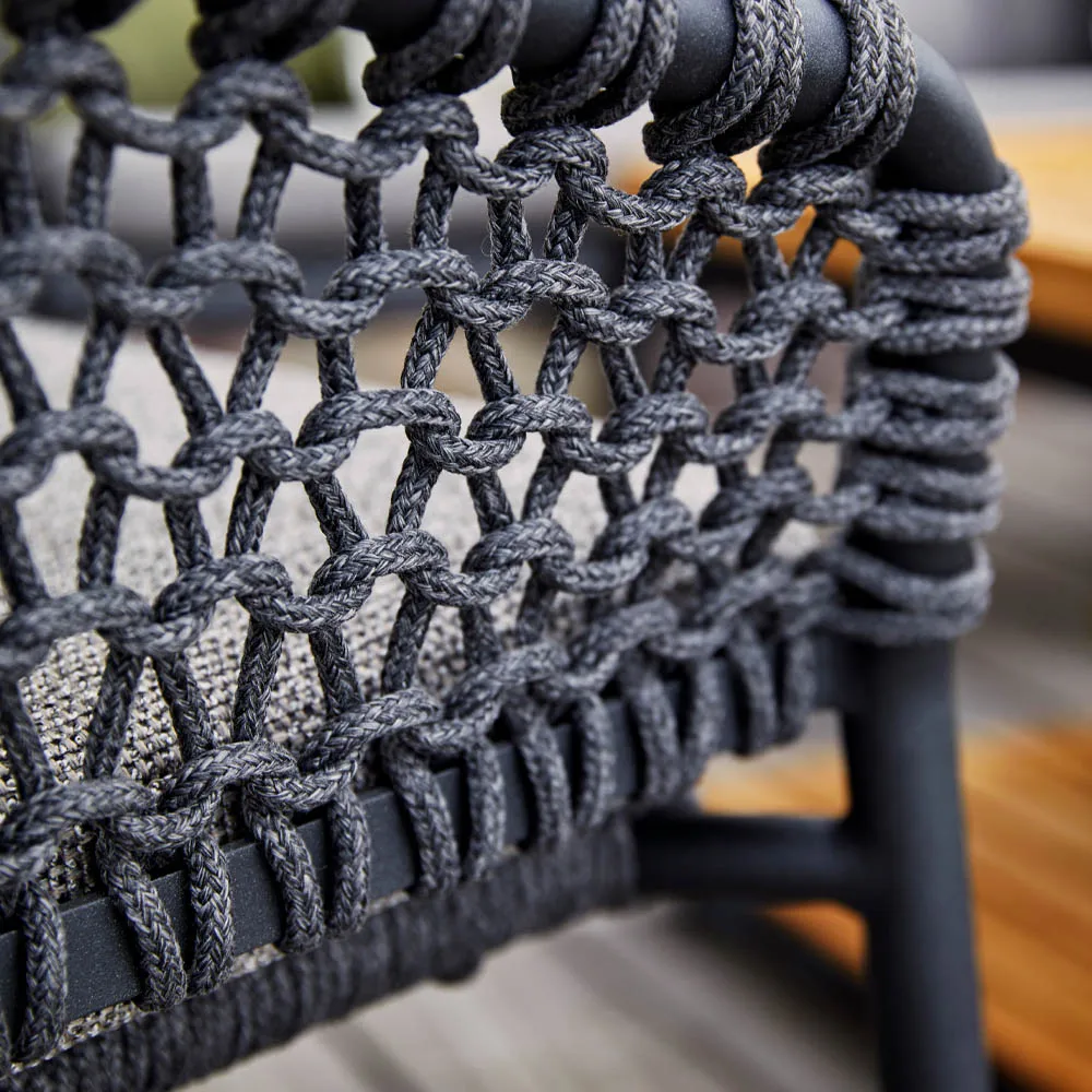 Sofá modular Ocean, Dark grey, derecho Cane-line