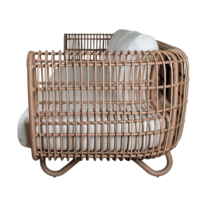 Sofá Nest 3 plazas weave - Natural, Cane-Line Natté light grey - Cane-line