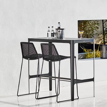 Taburete alto Breeze - Black - Cane-line