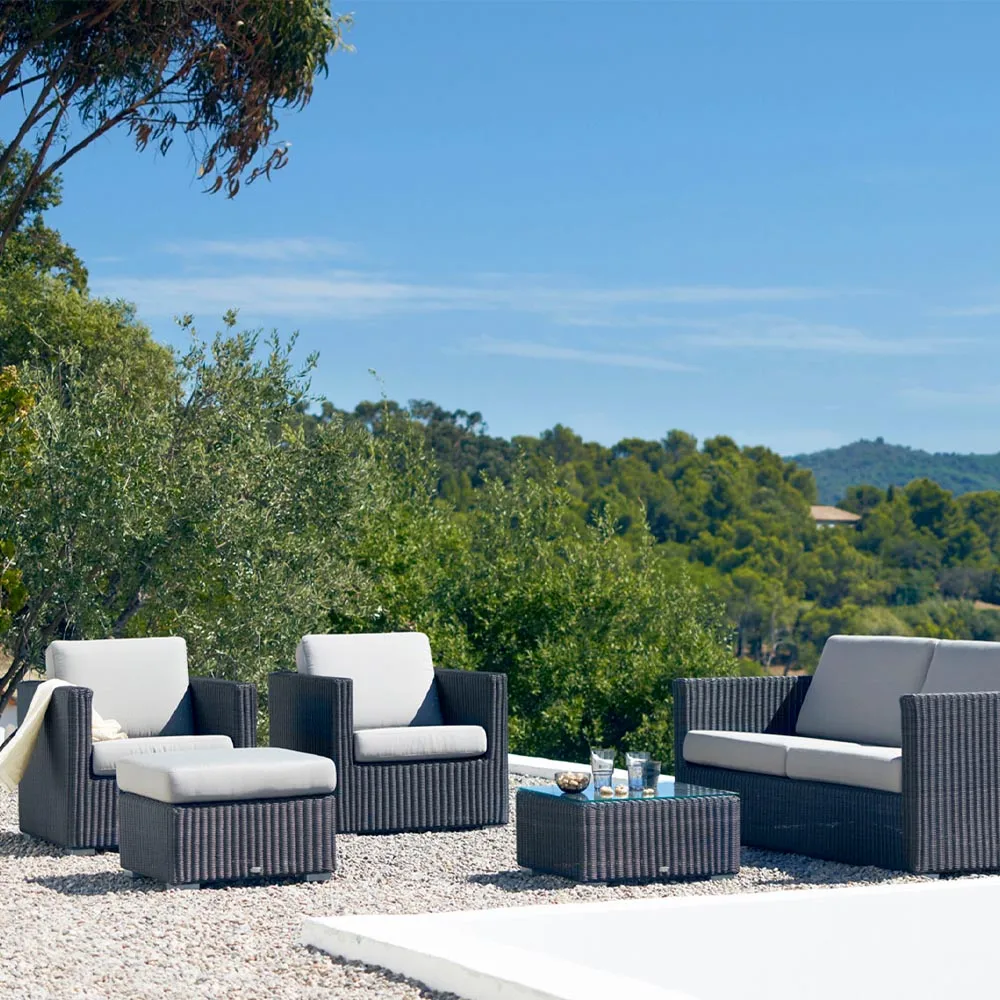 Taburete Chester, Graphic Cane-line