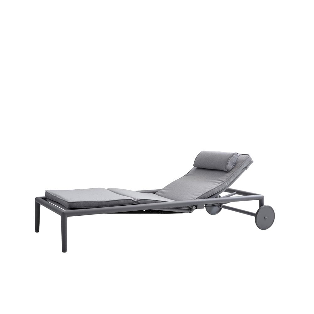 Tumbona Conic, Light grey Cane-line