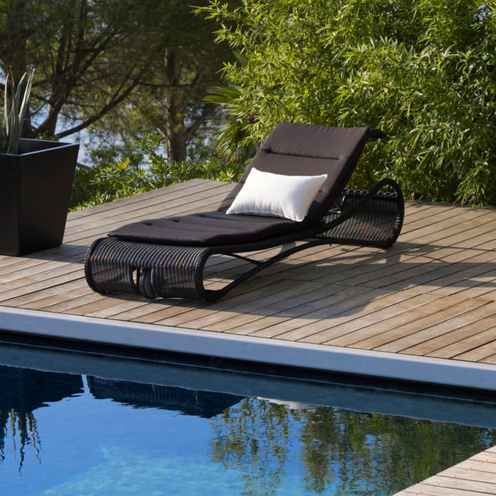 Tumbona Escape, White grey Cane-line