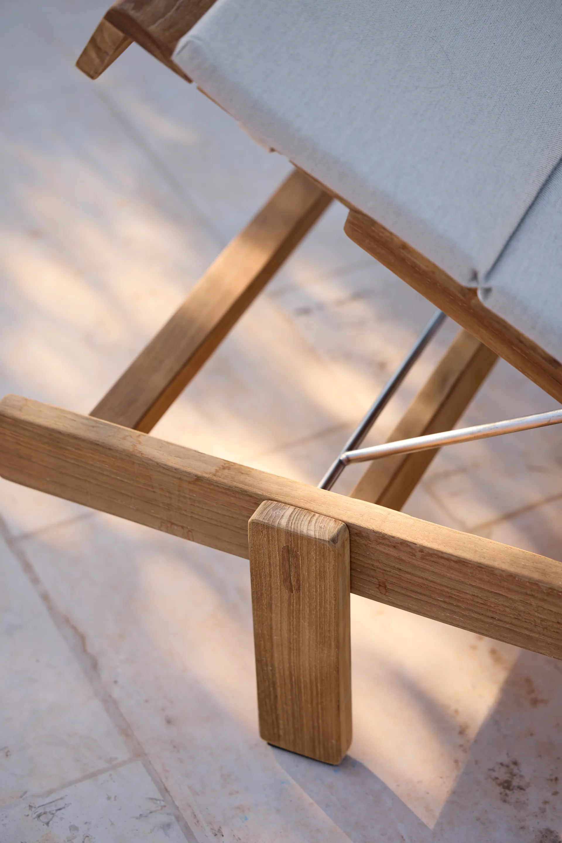 Tumbona Vista , Teca Cane-line