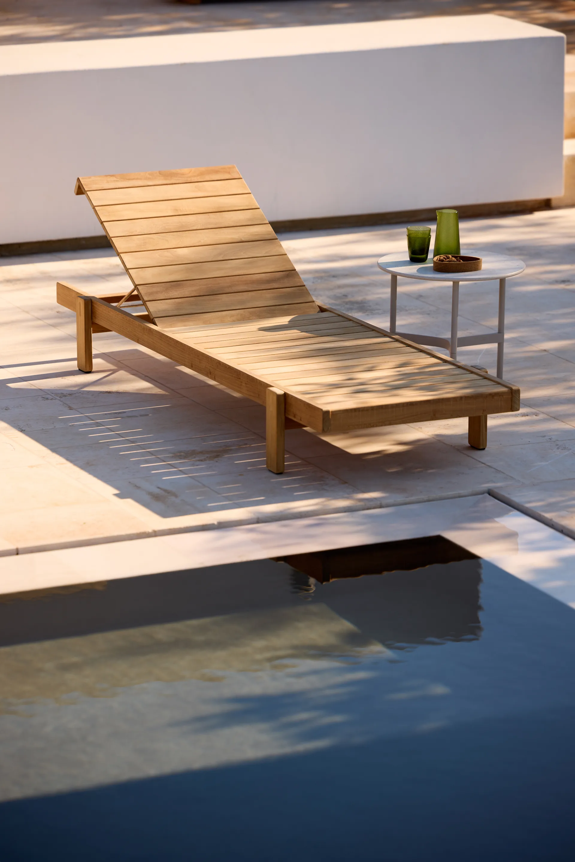 Tumbona Vista , Teca Cane-line
