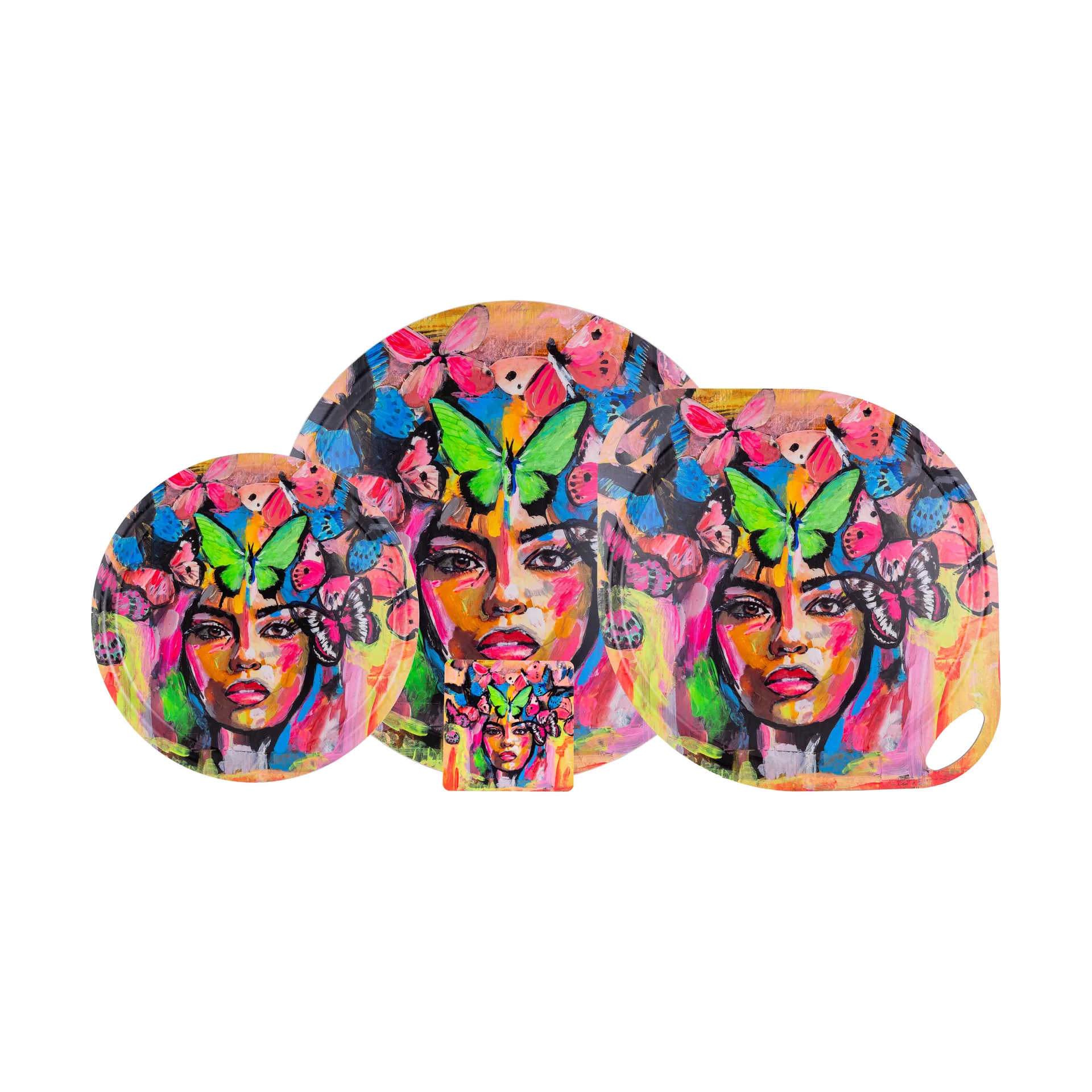 Bandeja Coming back to life Ø46 cm, Multi Carolina Gynning