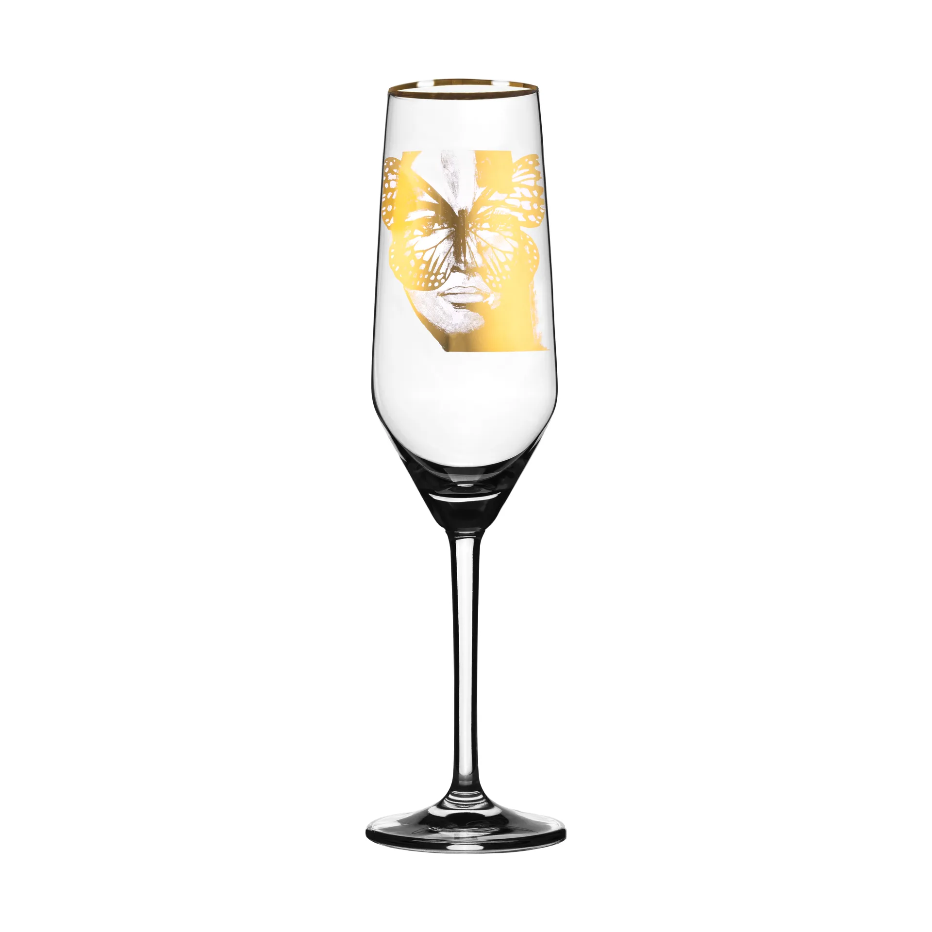 Copa de champán Golden Butterfly 30 cl, Gold Carolina Gynning