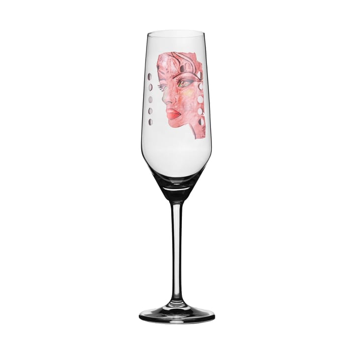 Copa de champán Moonlight Queen 30 cl, Pink Carolina Gynning
