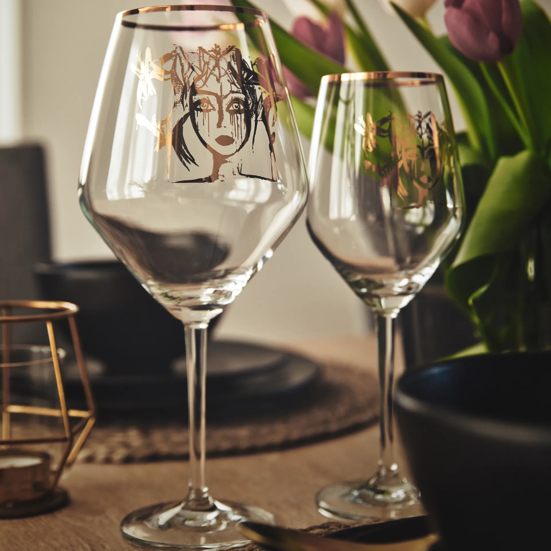 Copa de vino Gold Edition Slice of Life, 75 cl Carolina Gynning