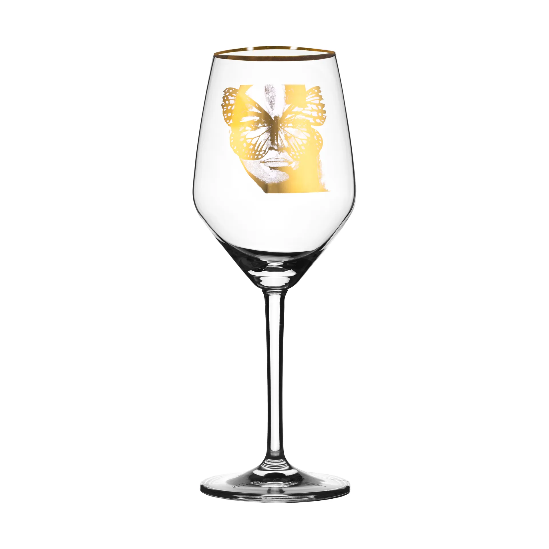 Copa de vino rosé Golden Butterfly 40 cl, Gold Carolina Gynning