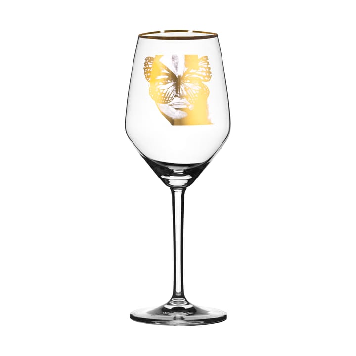 Copa de vino rosé Golden Butterfly 40 cl - Gold - Carolina Gynning