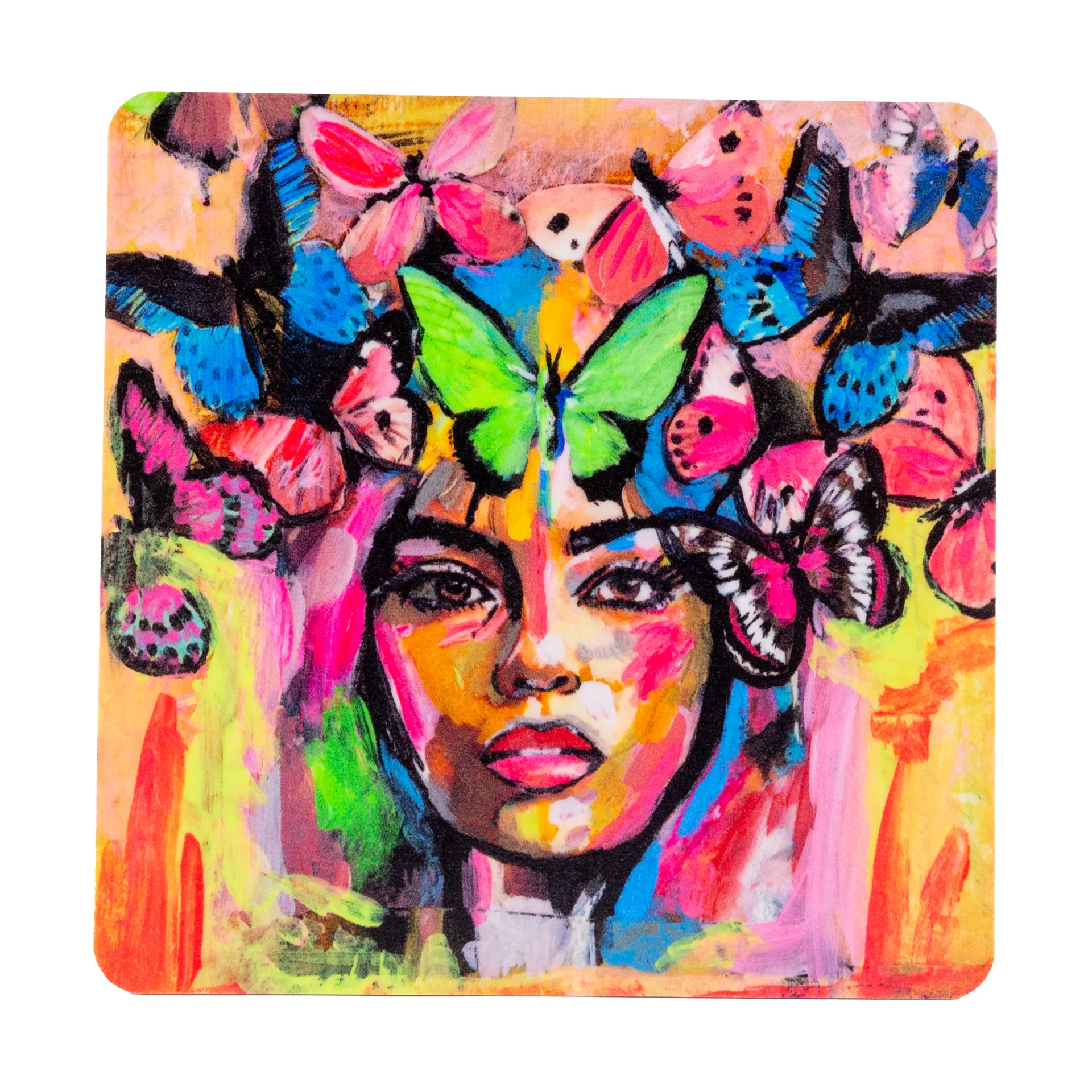 Posavasos Coming back to life 9x9 cm, Multi Carolina Gynning