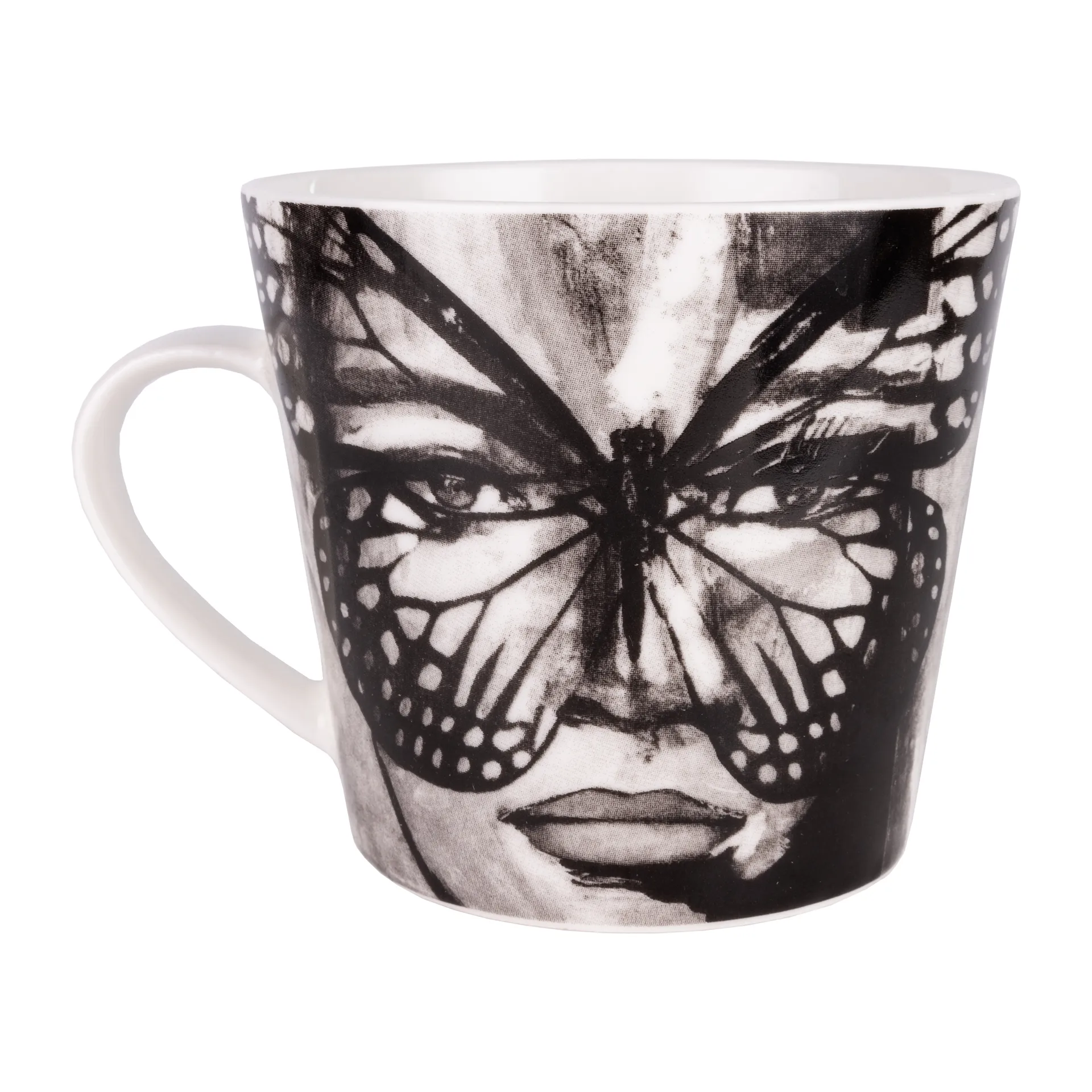Taza Golden Butterfly 40 cl, Black-white Carolina Gynning