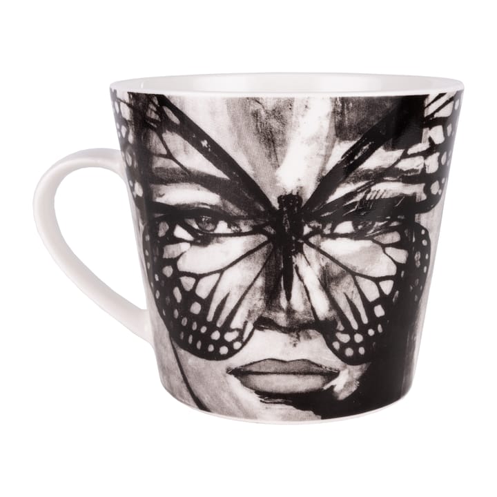 Taza Golden Butterfly 40 cl - Black-white - Carolina Gynning