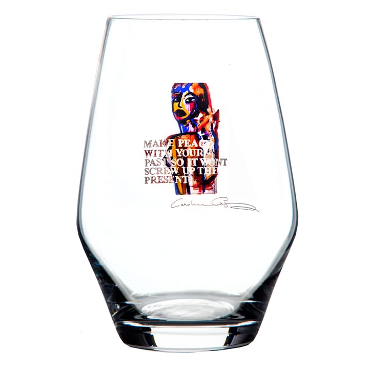Vaso de agua Make Peace, 35 cl Carolina Gynning