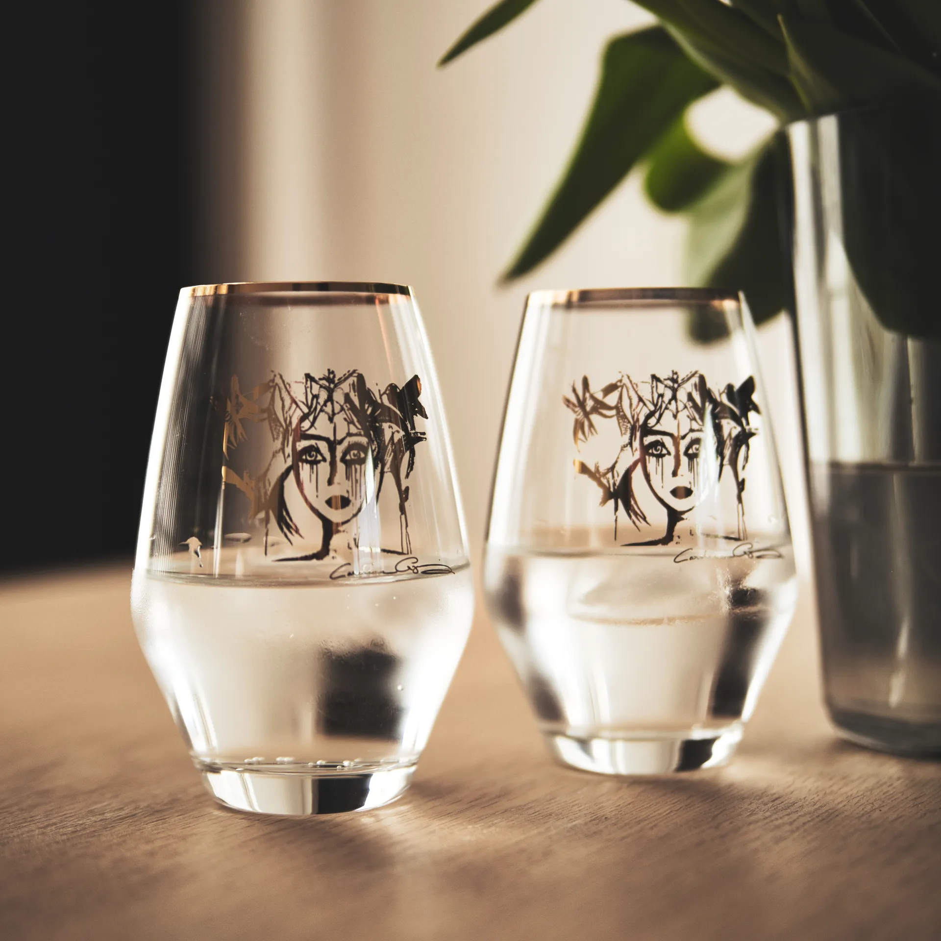 Vaso para beber Gold Edition Slice of Life, 35 cl Carolina Gynning