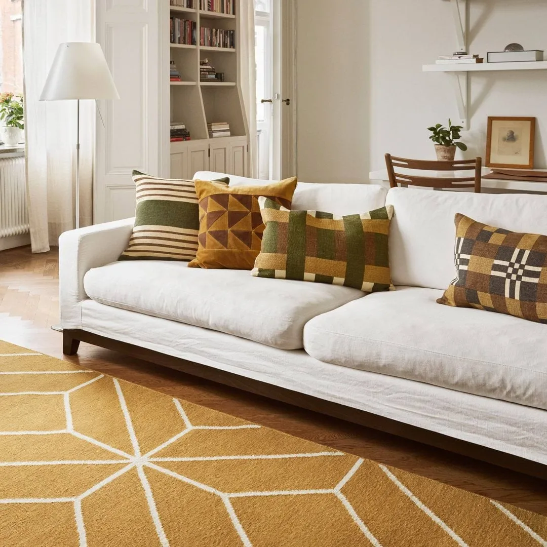 Alfombra Ayur, Masala Yellow-Off White, 320x230 cm Chhatwal & Jonsson